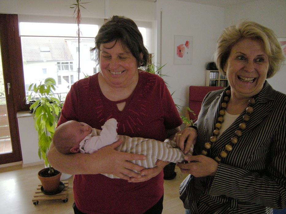 Oma und Heidi zu Besuch