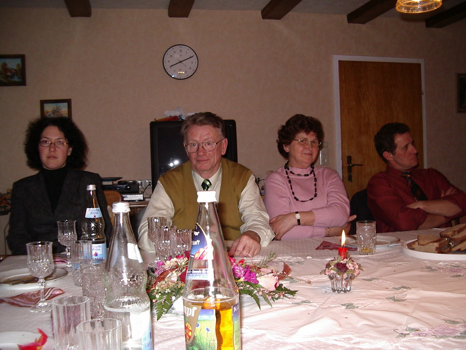 Kathrin, Walter, Hannelore und Onkel Werner