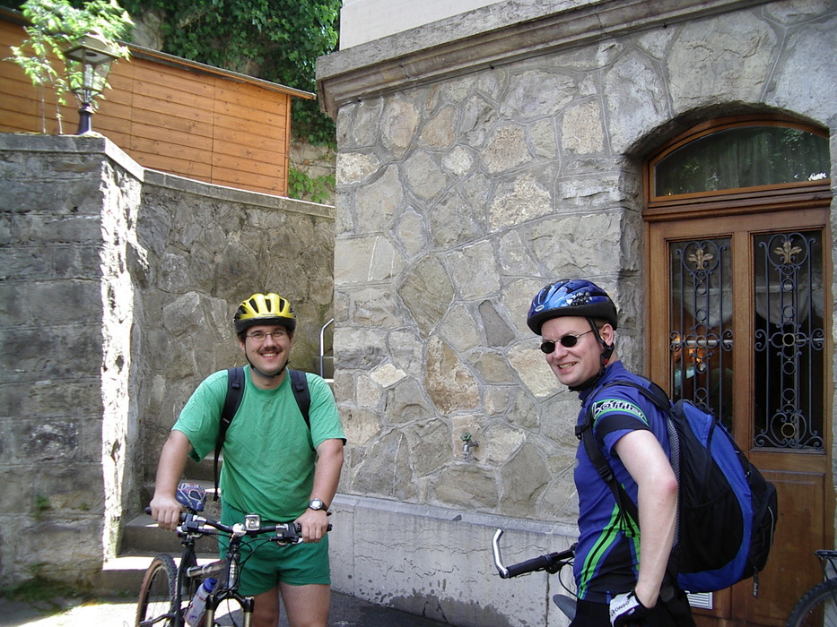 Erste Ausfahrt beginnt am Hotel Villa Toscane in M...