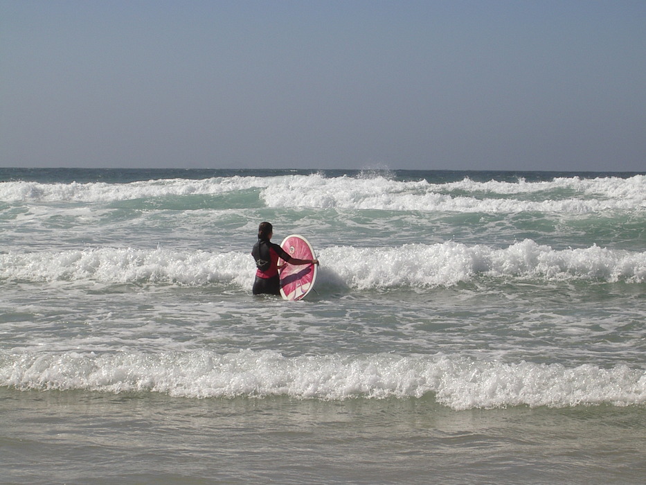 Marina beim Surfen...erste Schritte